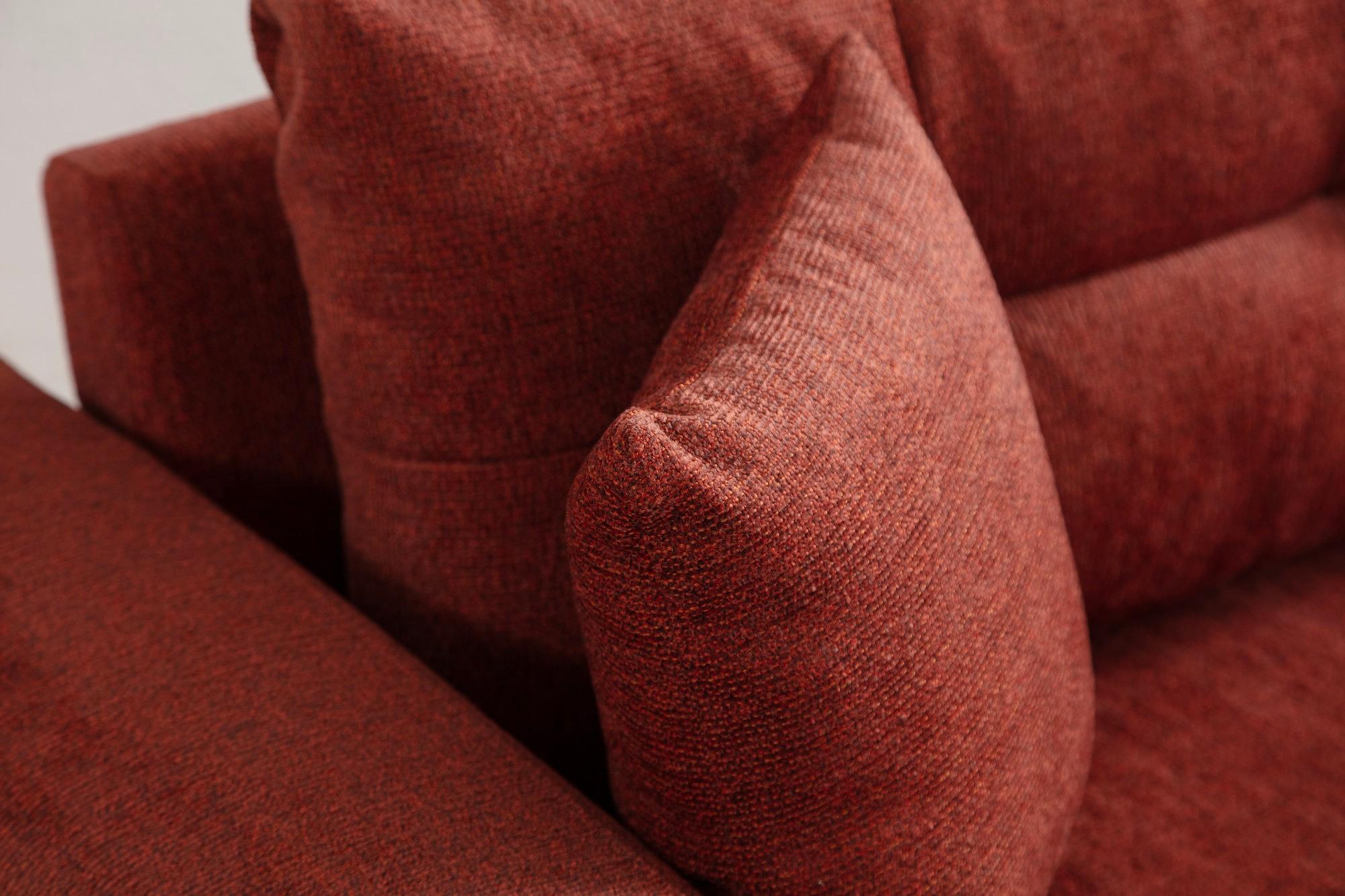 Sinor 3-seater sofa bed Red 8