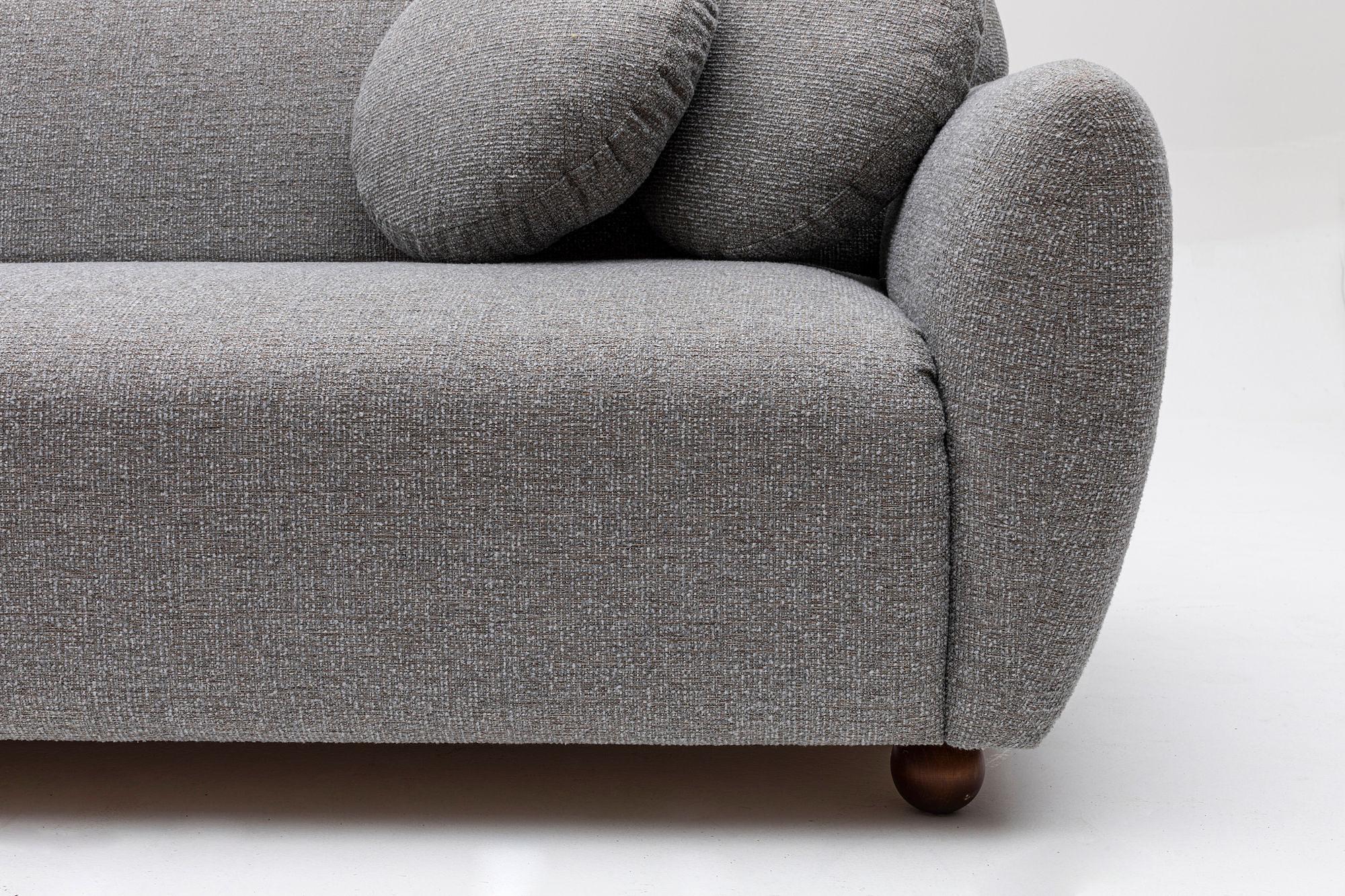 Eddy corner sofa left light grey 8