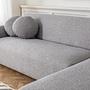 Eddy corner sofa Right Light grey 2