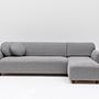 Eddy corner sofa Right Light grey 5