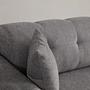 Athena divano letto a 3 posti grigio chiaro 7