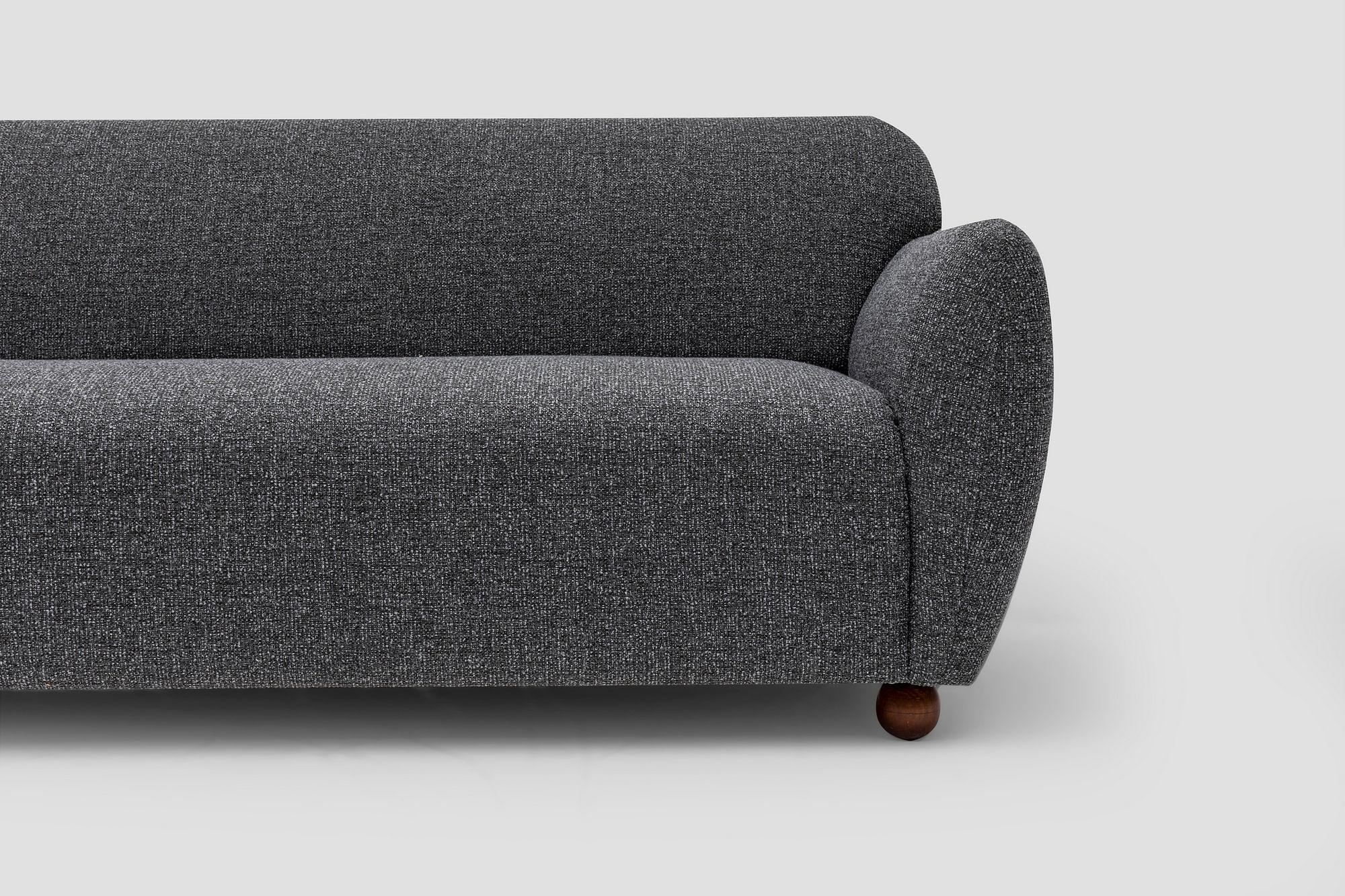 Eddy 2 Corner Sofa Dark Grey 9