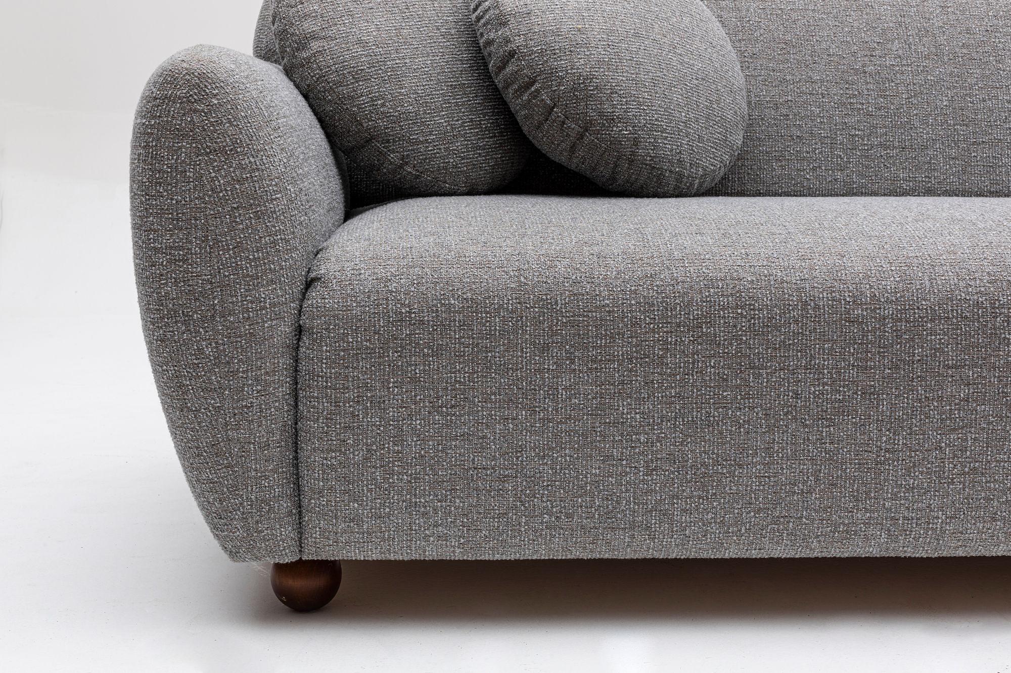 Eddy corner sofa Right Light grey 8