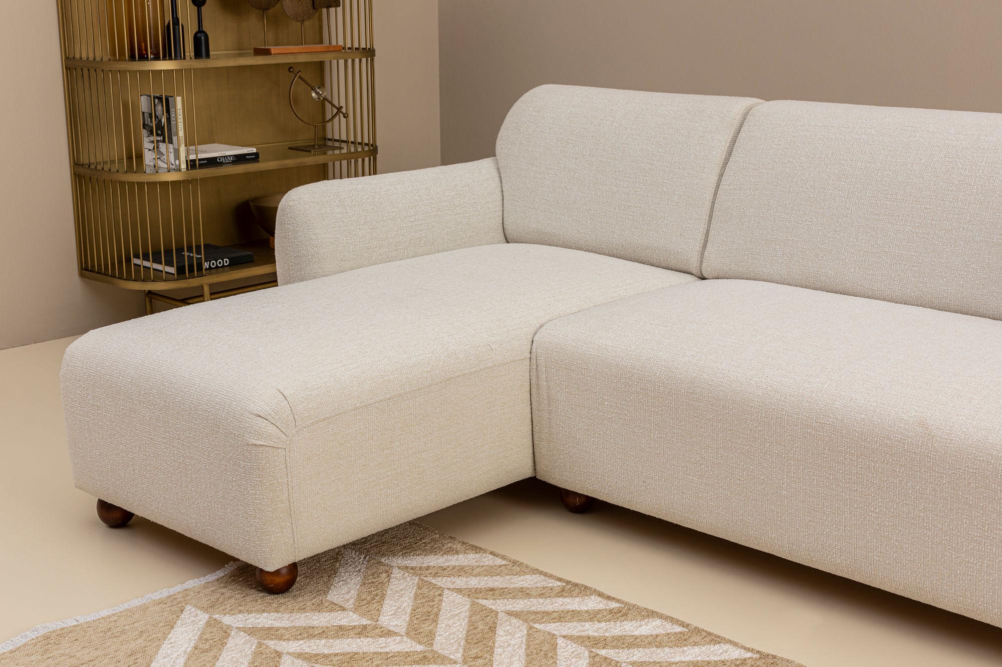 Eddy corner sofa Left White 3