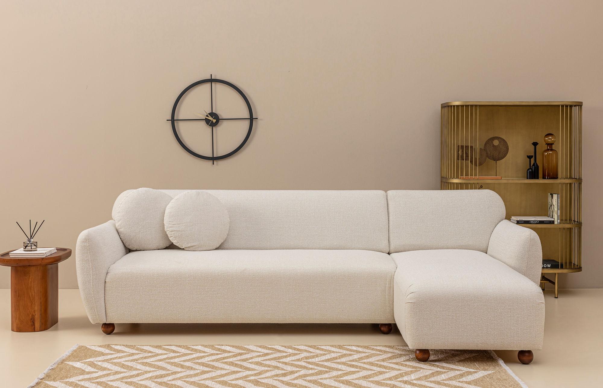 Eddy Corner Sofa Right White 1