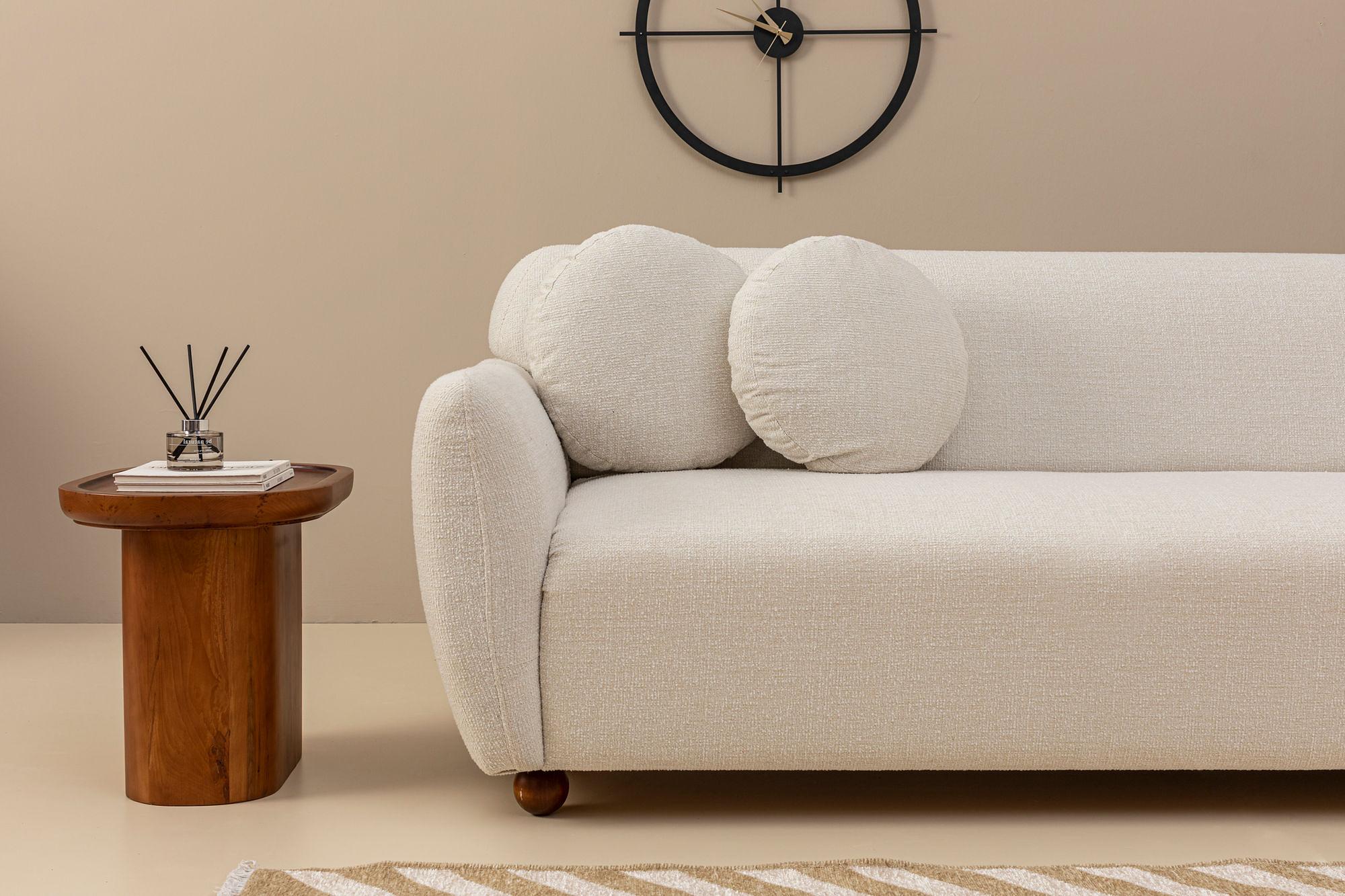 Eddy Ecksofa Rechts Weiß 4
