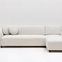 Eddy Corner Sofa Right White 5