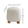 Fumi Pouffe White 4
