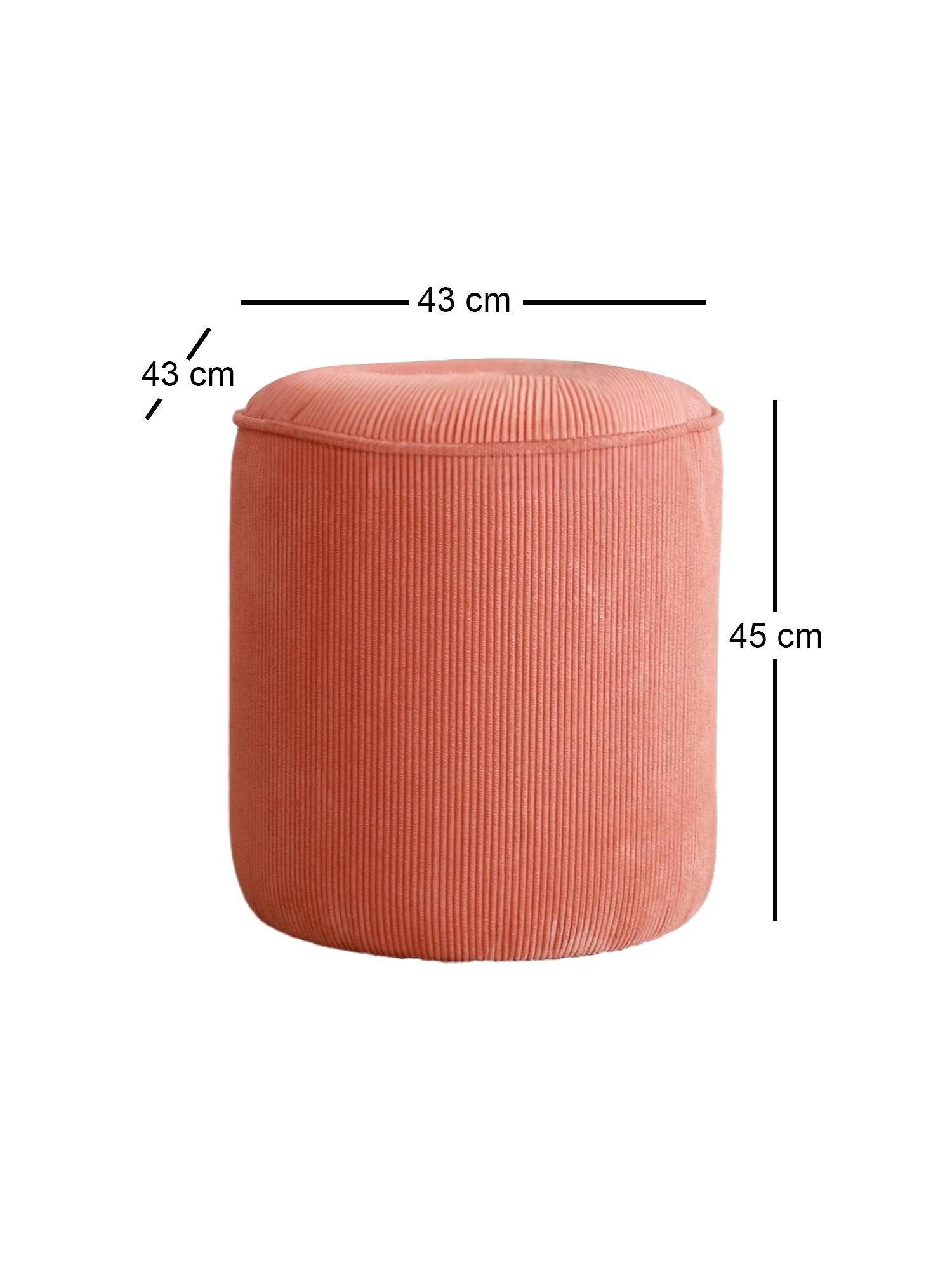 Teddy Stool Coral Red 4