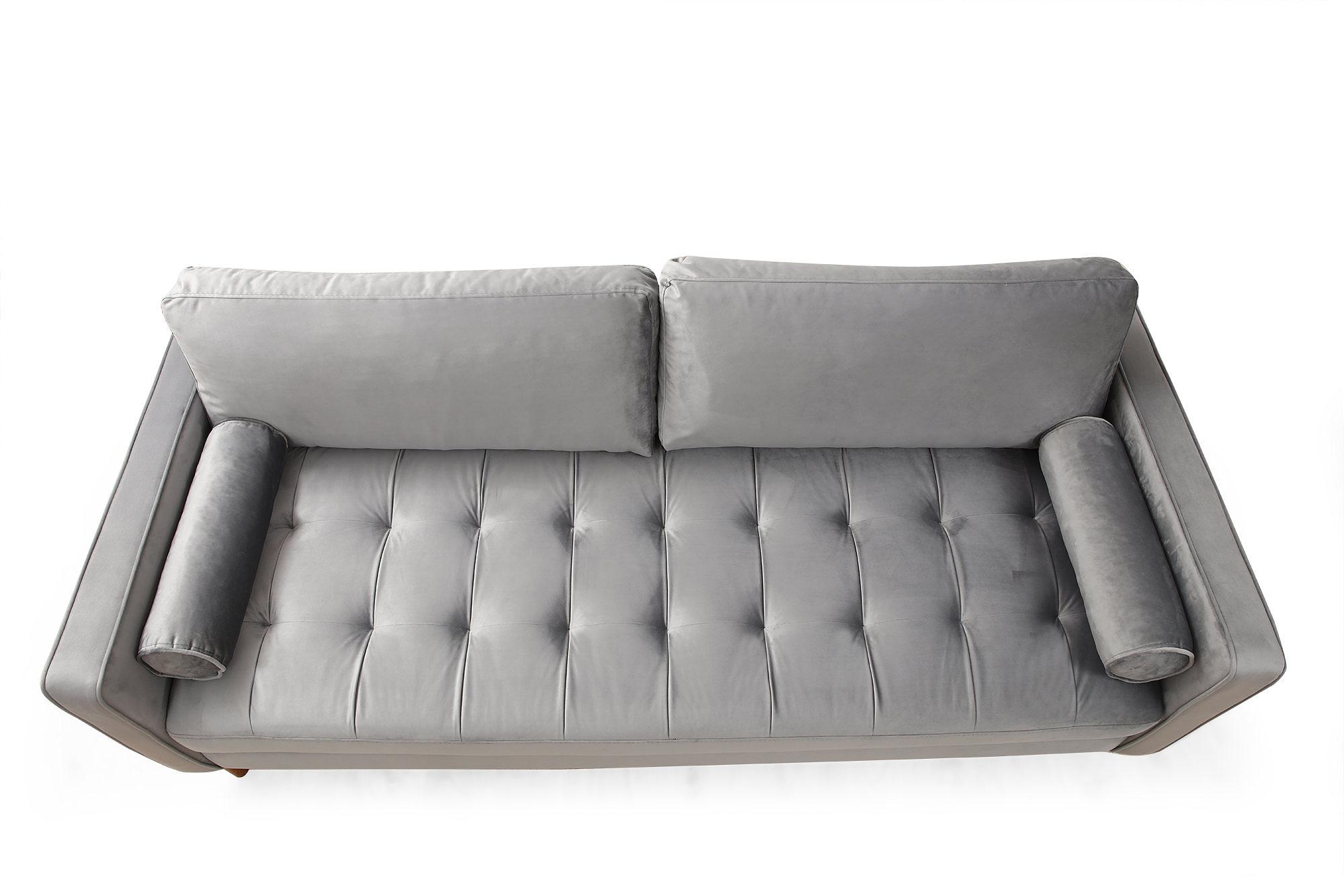 Rome Sofa Light Grey 6