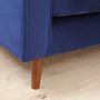 Rome Sofa Navy Blue 3