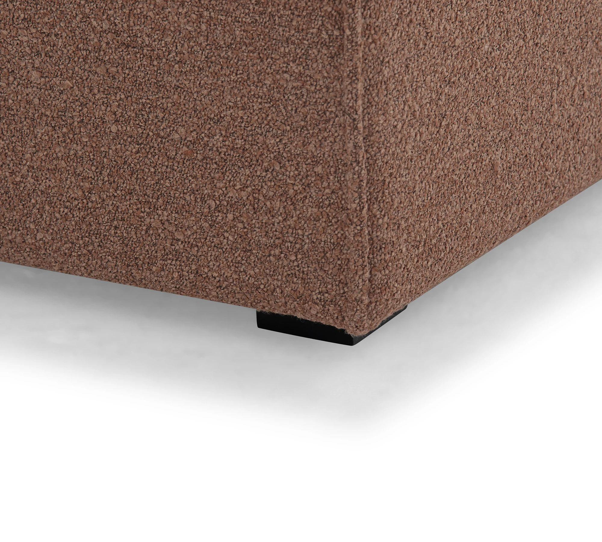 Daphne Footstool XL Module Pebble Rust 2
