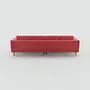 Tyme Sofa 4-Sitzer Wolle Korallenrot 3