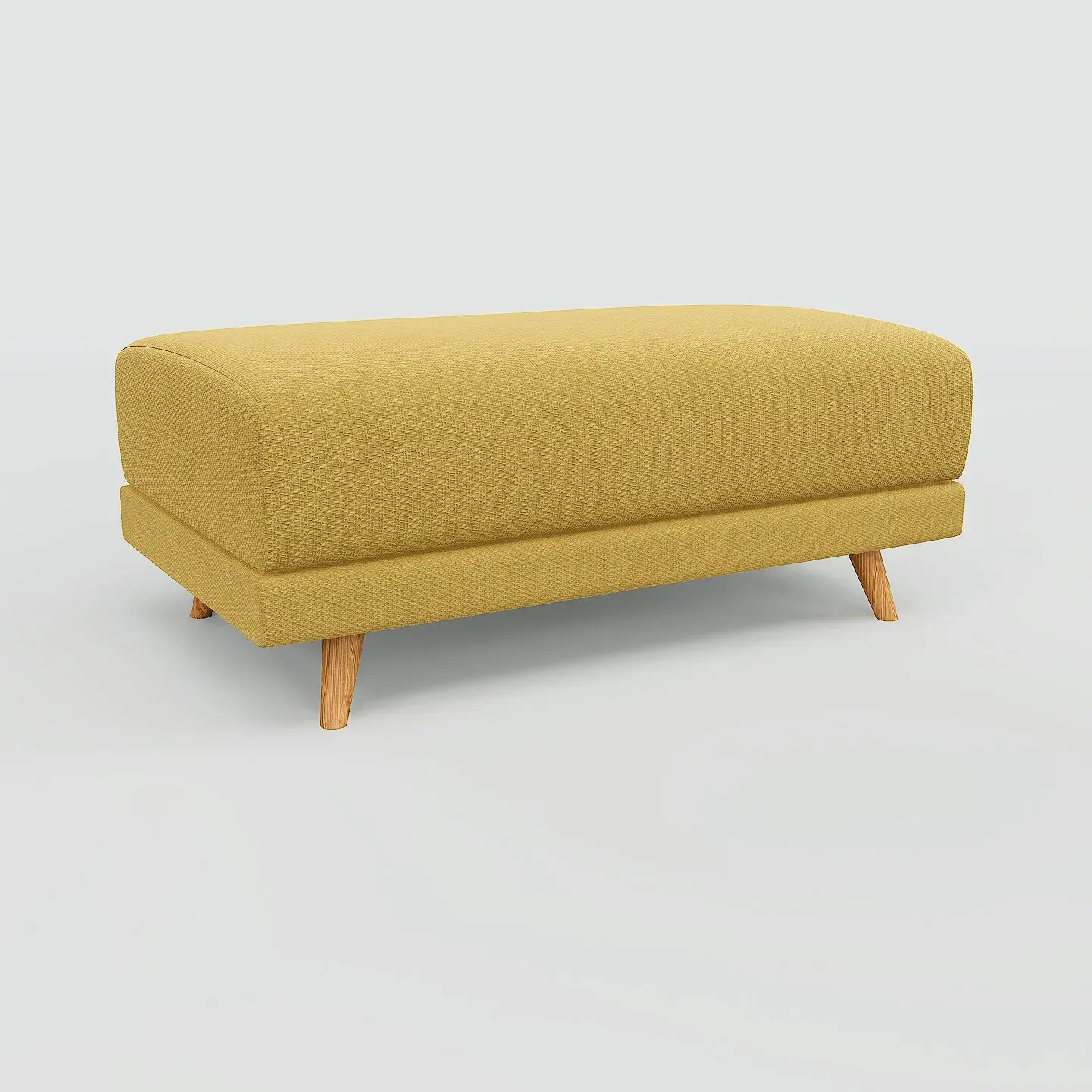 Tyme Stool Structure Fabric Mustard Yellow 1