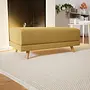 Tyme Stool Structure Fabric Mustard Yellow 4