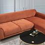 Image Corner sofa Right Brown 5