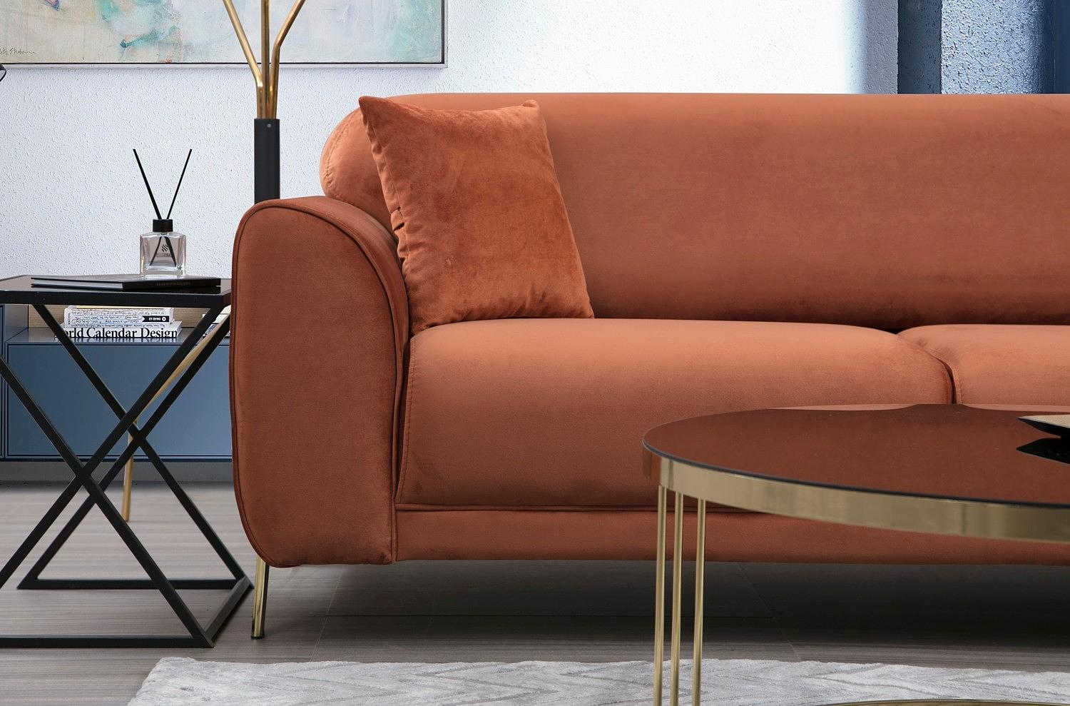 Image Ecksofa Rechts Braun 8