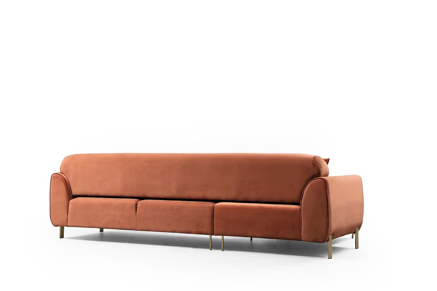Image Corner Sofa Left Brown 8