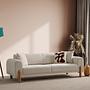 Lyke 3-seater armchair Cream 0