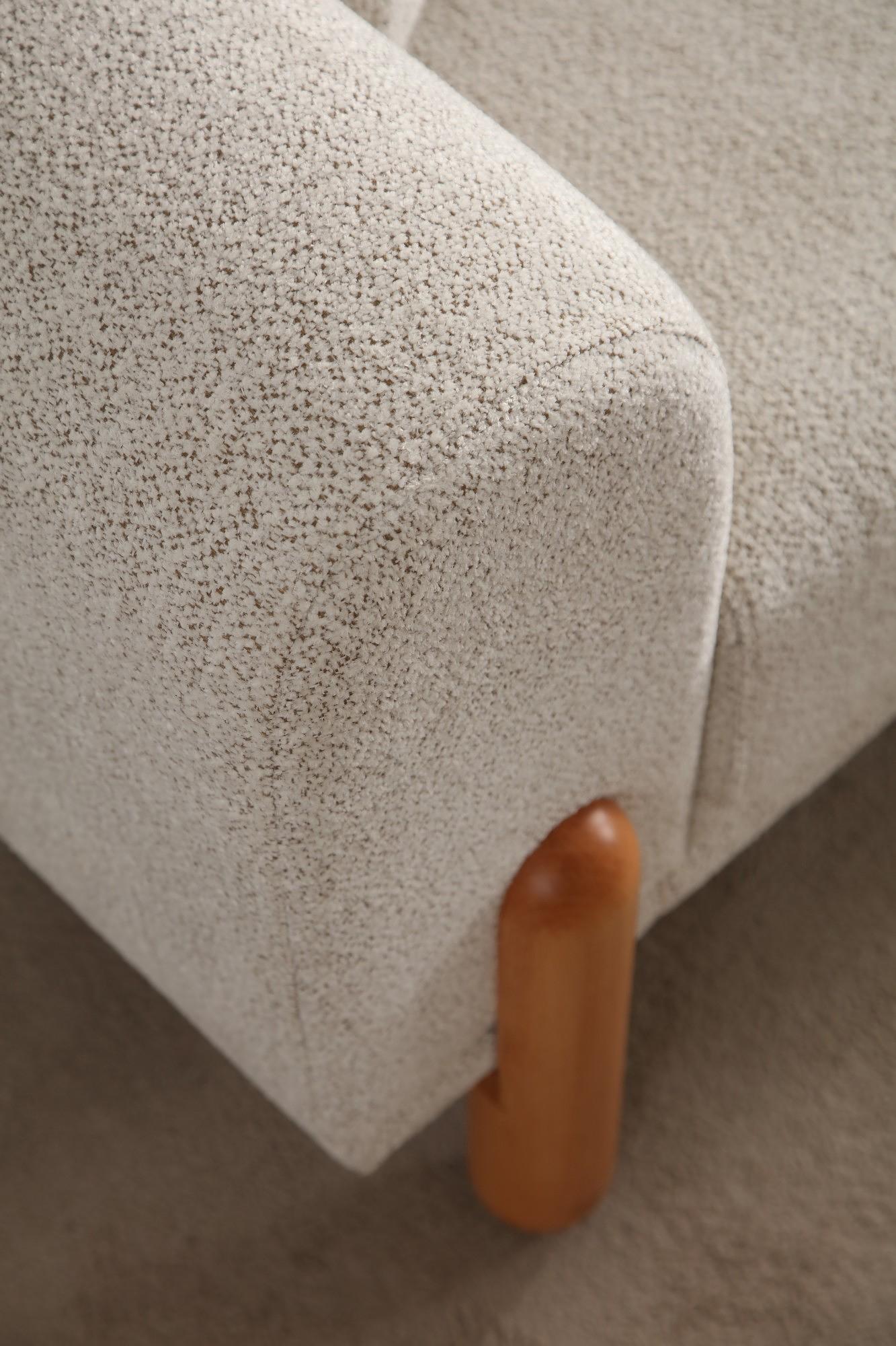 Lyke 3-seater armchair Cream 6