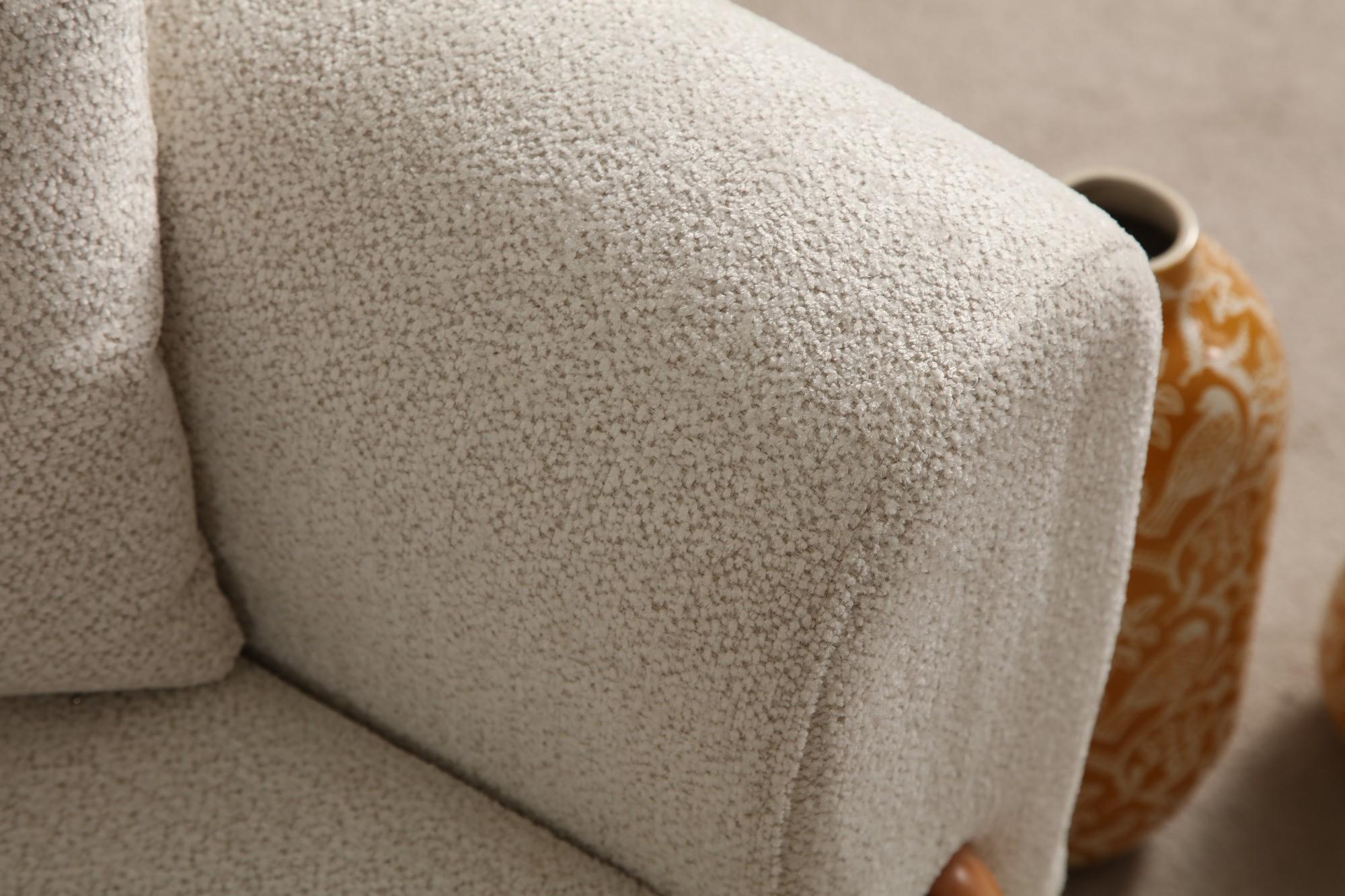 Lyke 3-seater armchair Cream 7