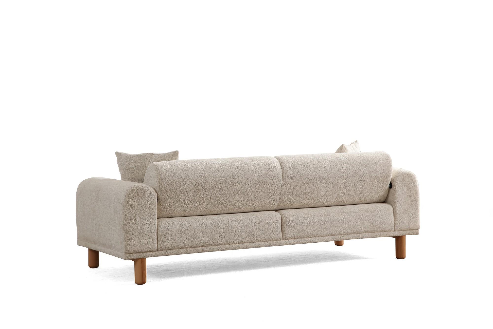 Lyke 3-seater armchair Cream 9