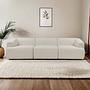 Sofia 3 Sofa White 0