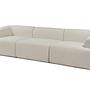 Sofia 3 Sofa White 1