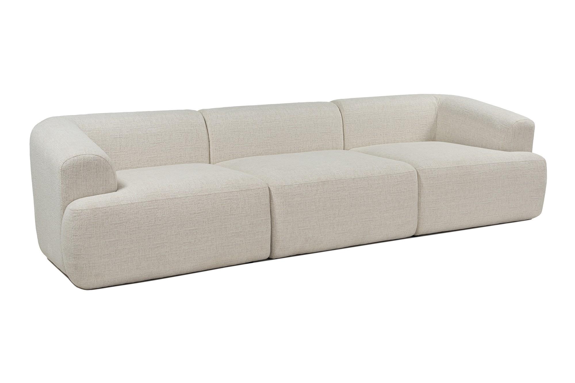 Sofia 3 Sofa White 2