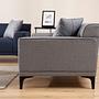 Petra 2-seater sofa light grey 1
