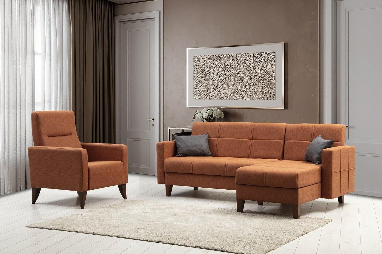 Polya Sofa-Set Kachelrot 0