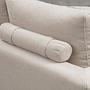 4-seater sofa with side table Beige 2