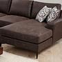Porto Corner Sofa Brown 1