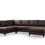 Porto Corner Sofa Brown 4