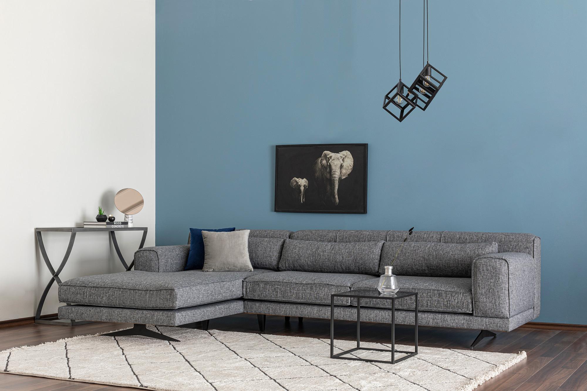 Jivago Corner Sofa Left Grey 0