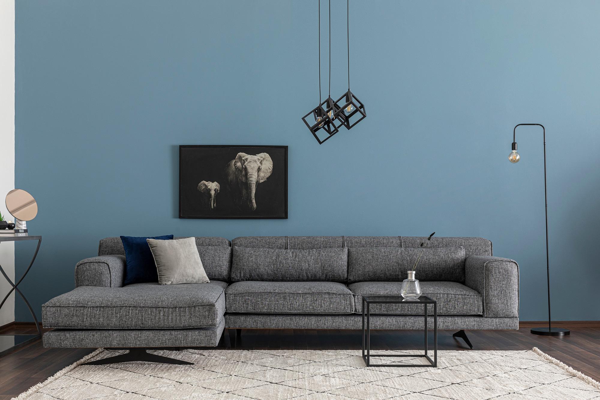 Jivago Ecksofa Links Grau 1