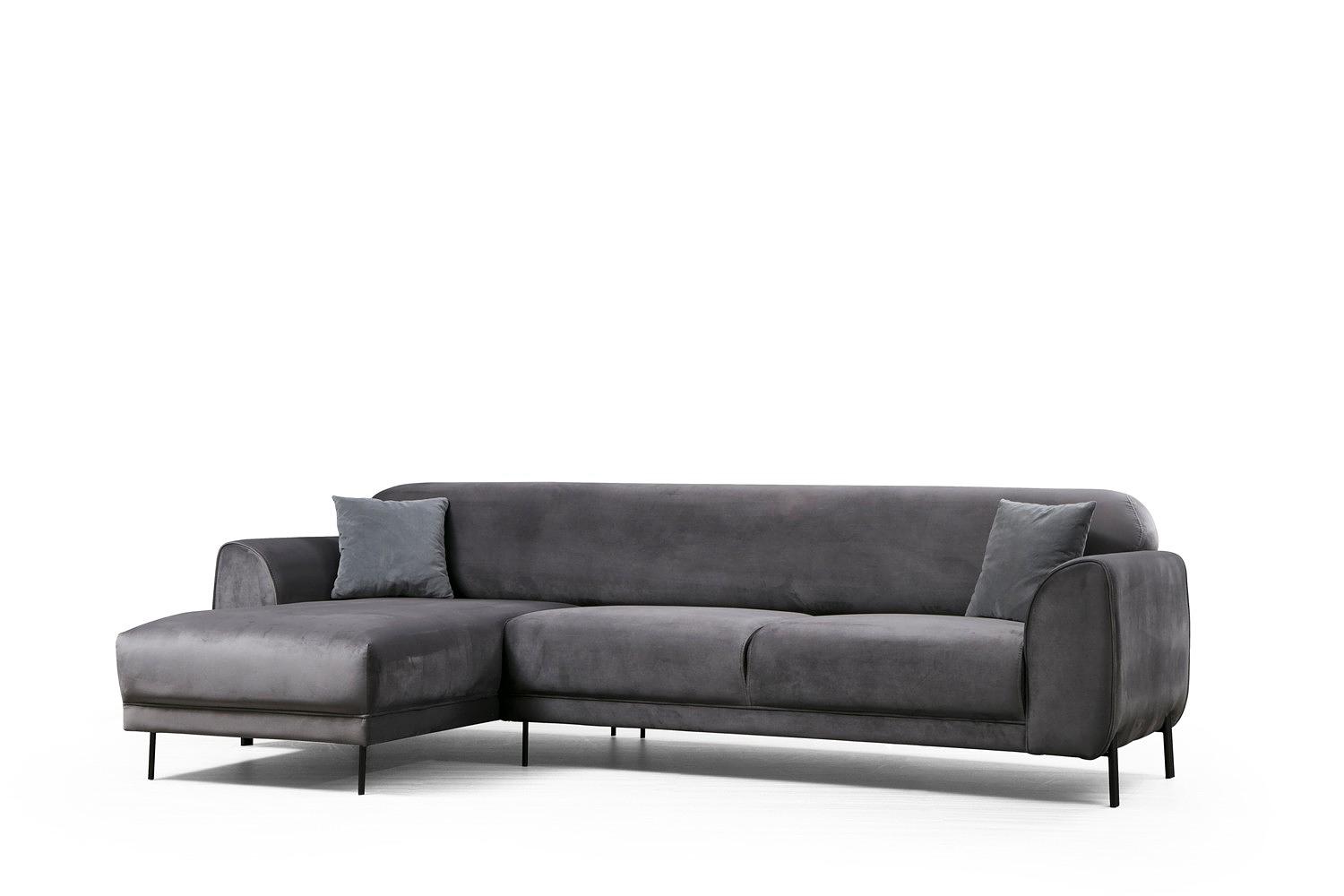 Image Corner sofa Left Anthracite 7