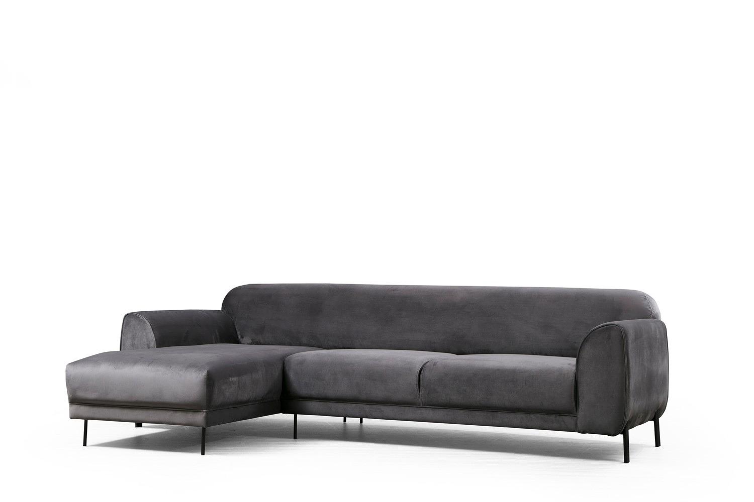 Image Corner sofa Left Anthracite 8