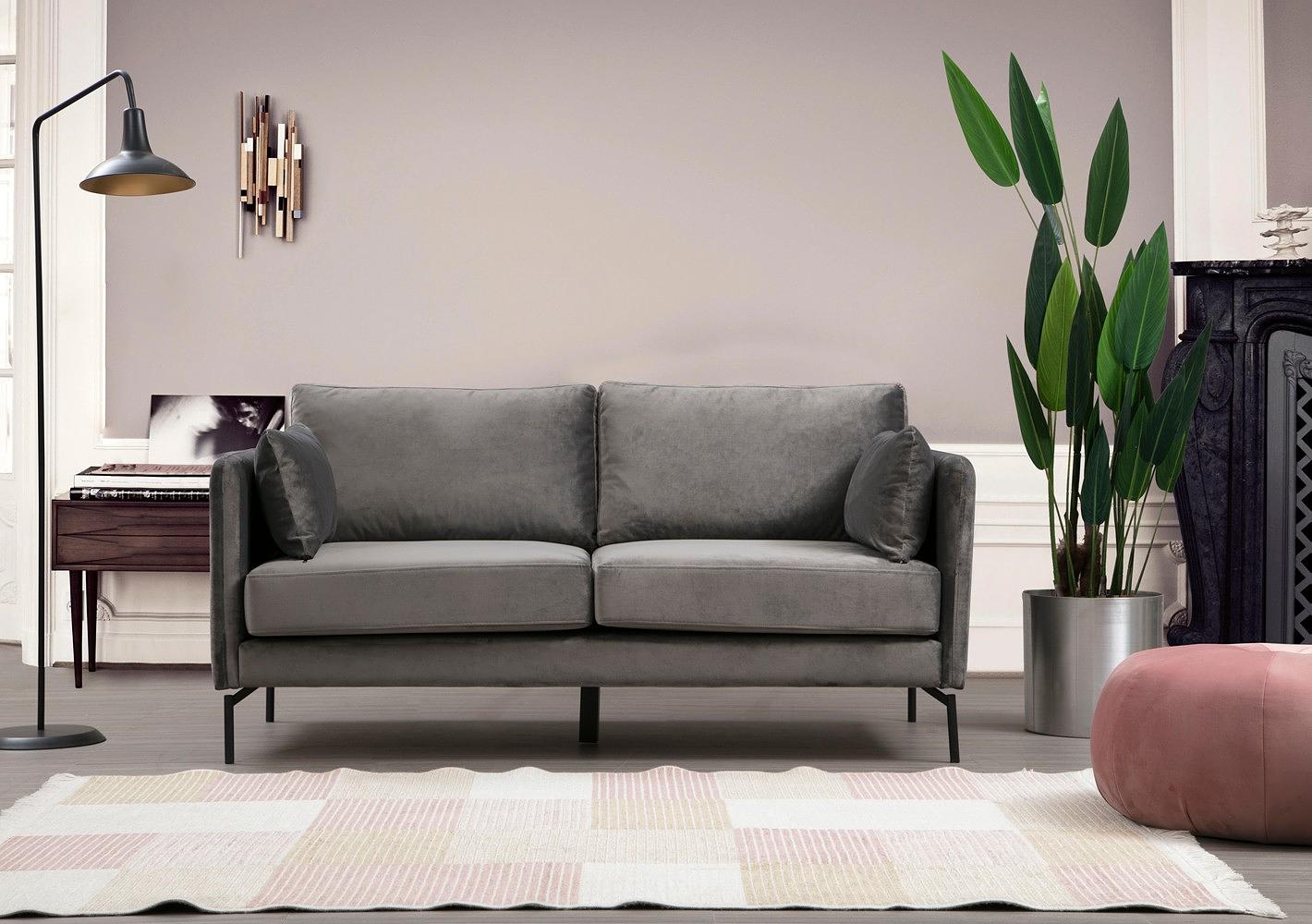 Sino 2-Sitzer Sofa Grau 0