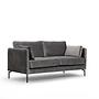 Sino 2-Sitzer Sofa Grau 2