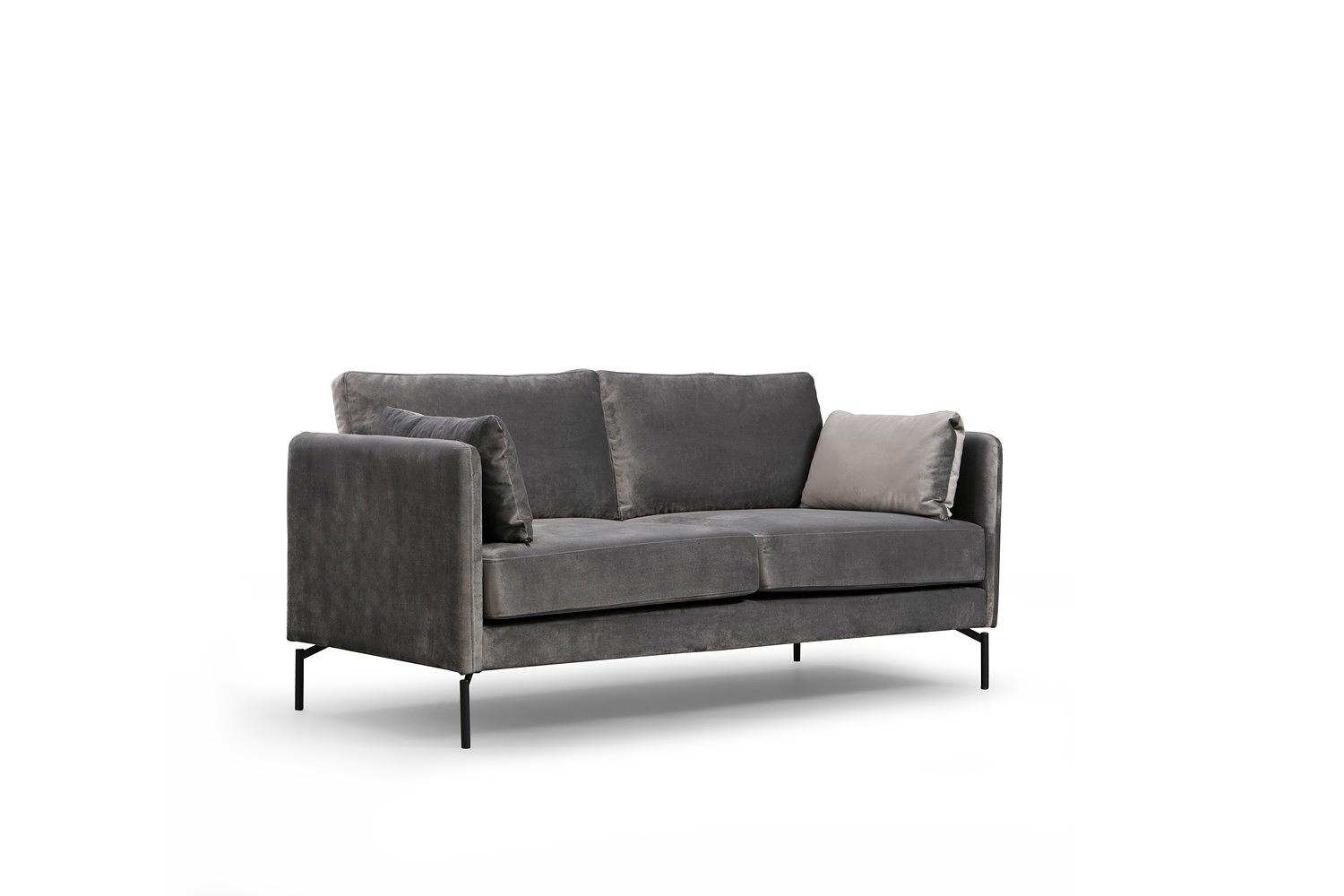 Sino 2-Seater Sofa Grey 2