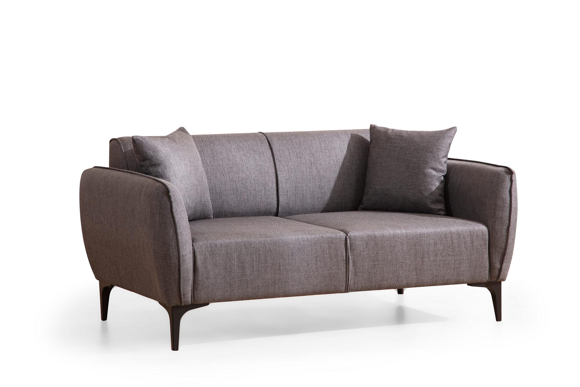 Belissimo 2-Sitzer Sofa Dunkelgrau 3