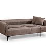 Hamlet 3-seater sofa bed light brown 8