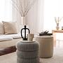 Boum Pouf Teddy-Stoff Grau 3