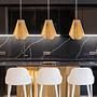 Ambre Pendant Light Wood 21cm 0