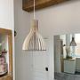 Ariel Pendant Lamp Wood 36cm 2