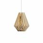 Lampada a sospensione Ambra legno 21cm 9