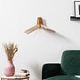 Azure wall lamp wood 2