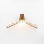 Azur Wandlampe Holz 4