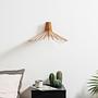 Azur Wandlampe Holz 5
